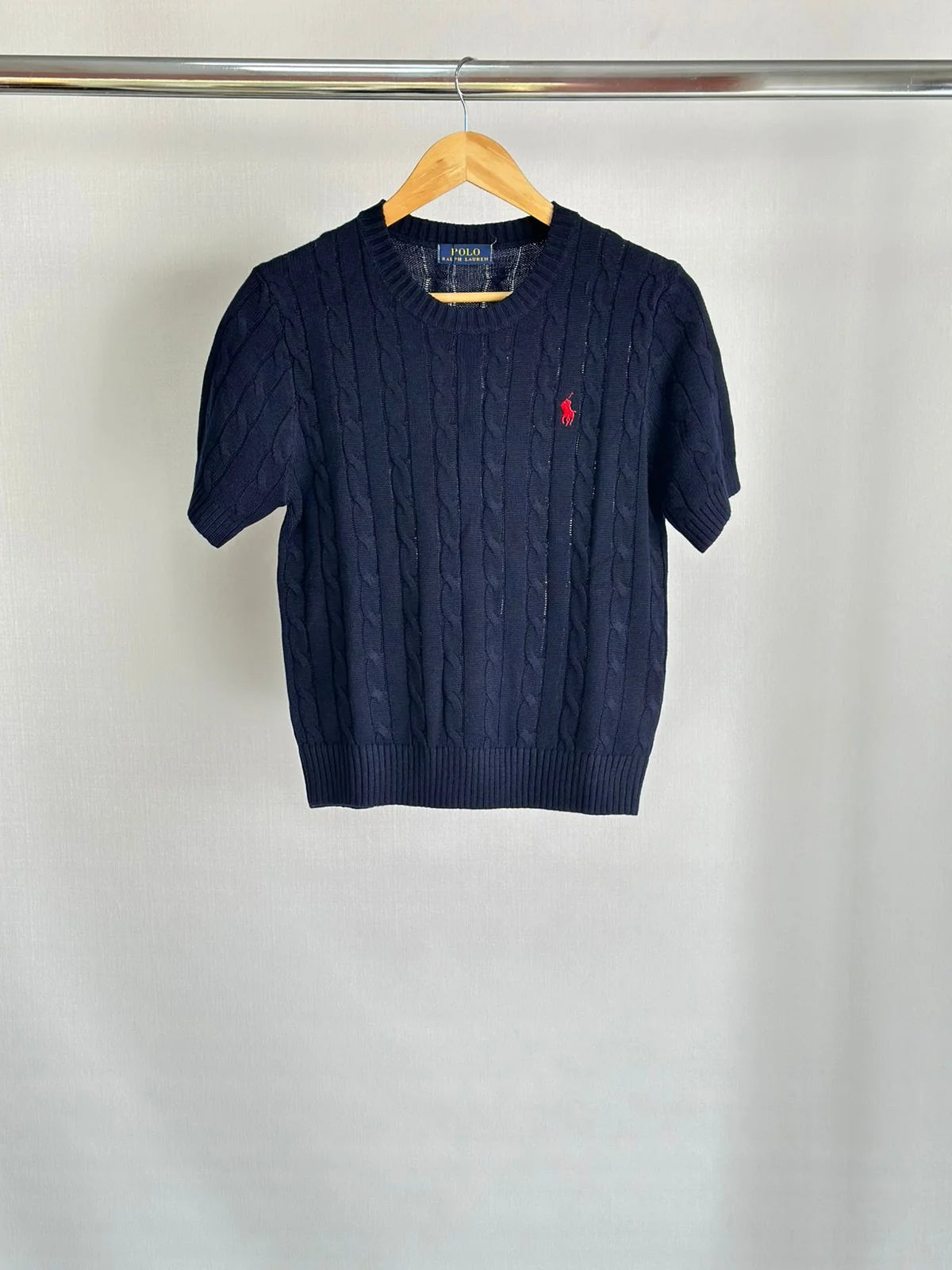 Polo Ralph Lauren Cable-Knit Short-Sleeve Jumper
