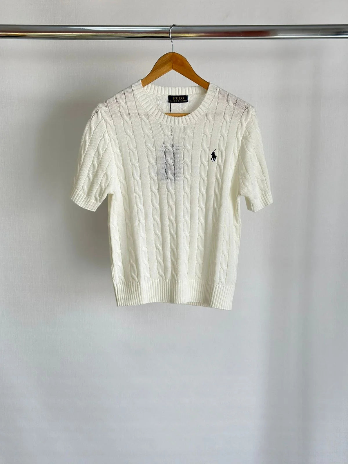 Polo Ralph Lauren Cable-Knit Short-Sleeve Jumper