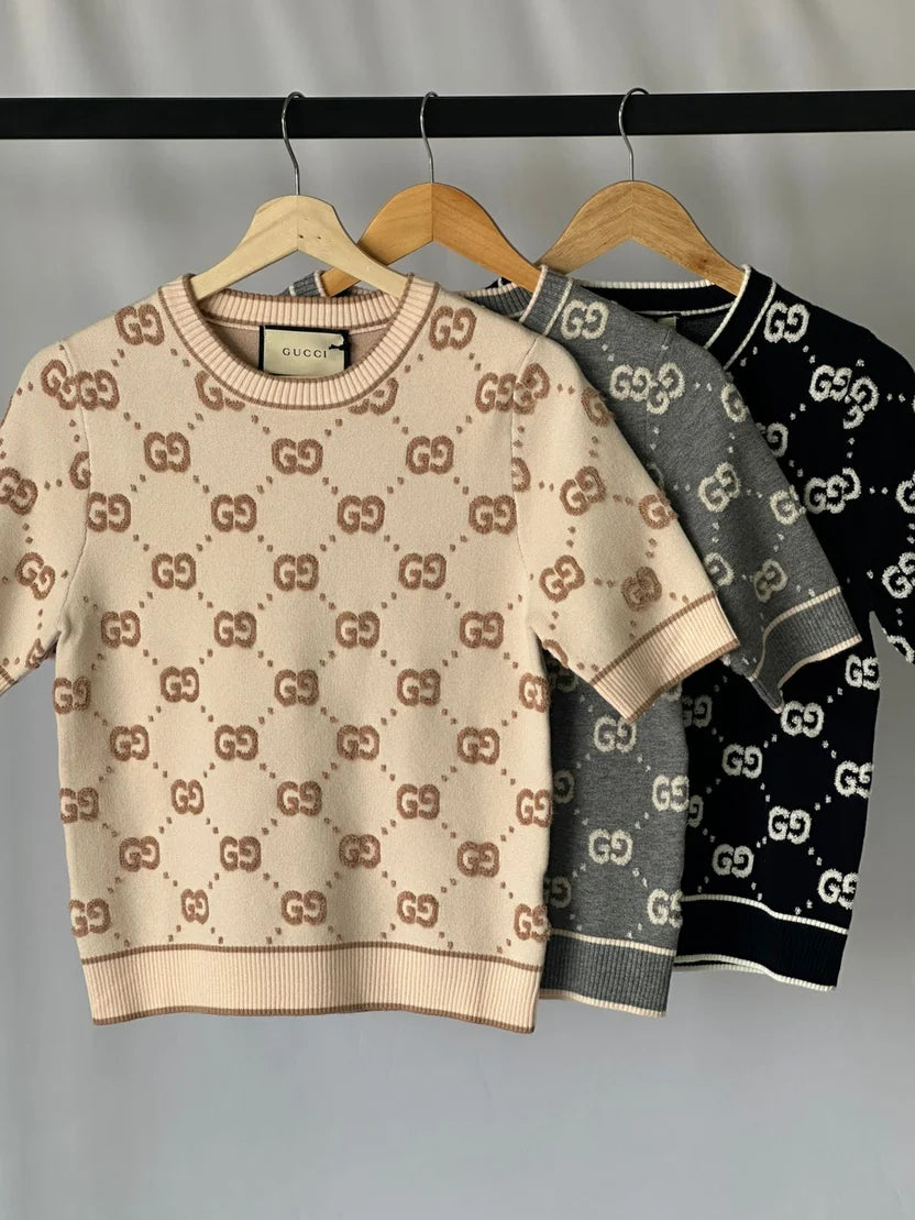 Gucci GG Jacquard Bouclé Wool Sweater