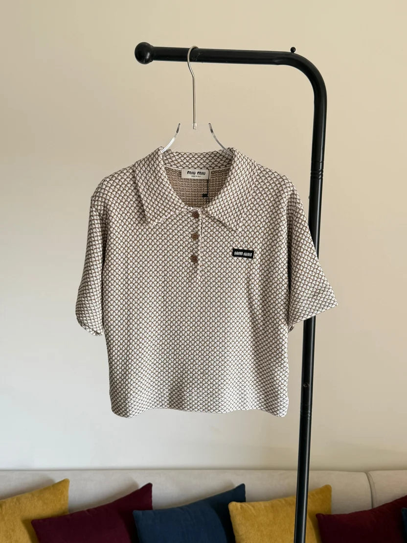 Miu Miu Cotton Polo Shirt