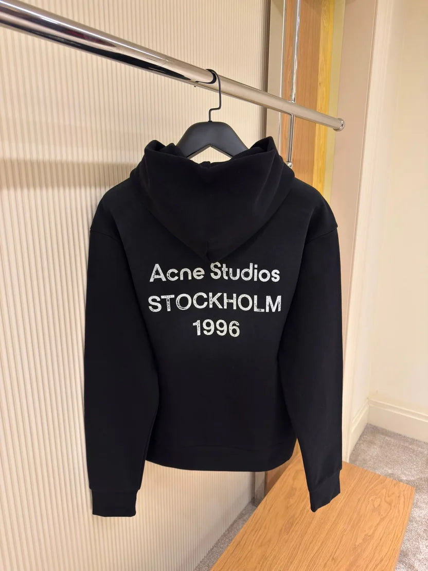 Acne Studios Fleece Logo Hoodie