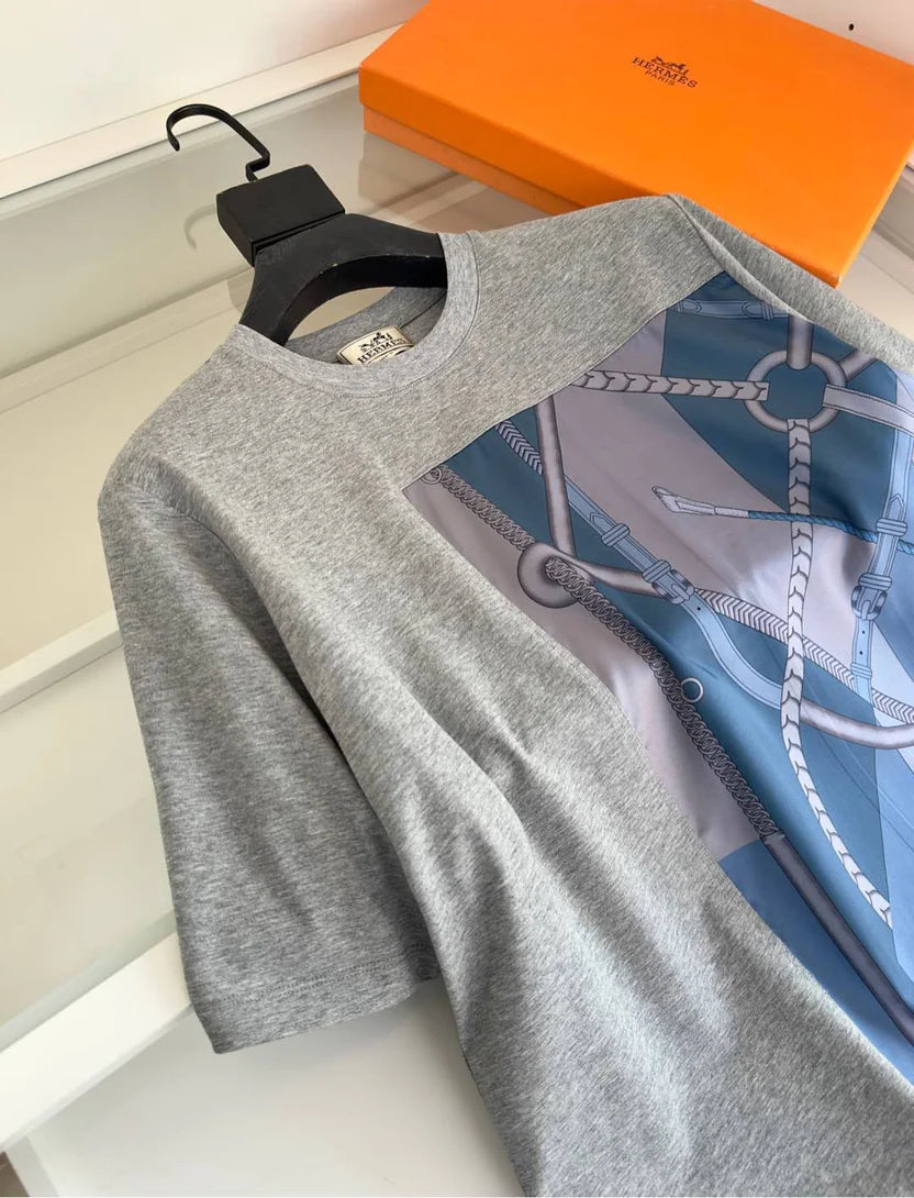 Hermes Parcours Sans Faute Décadré Short-Sleeve T-Shirt