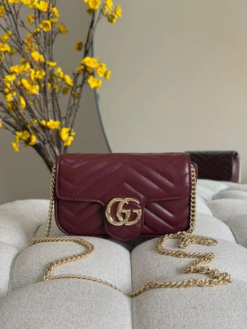 Gucci Super Mini GG Marmont Bag