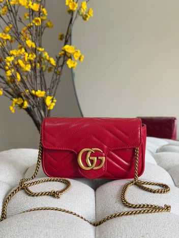 Gucci Super Mini GG Marmont Bag