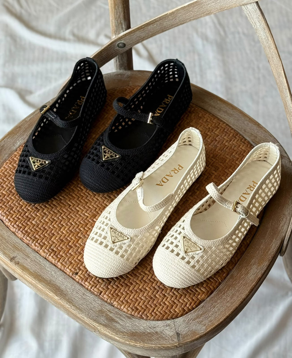 Prada Woven Mary Jane