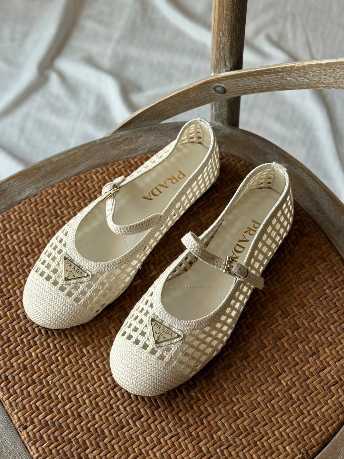 Prada Woven Mary Jane