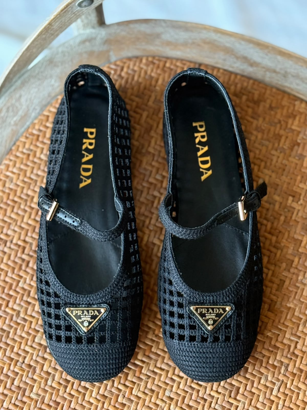 Prada Woven Mary Jane
