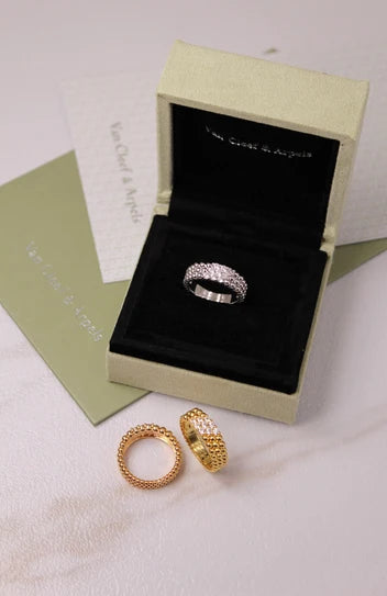 Van Cleef & Arpels Perlée Diamonds Ring