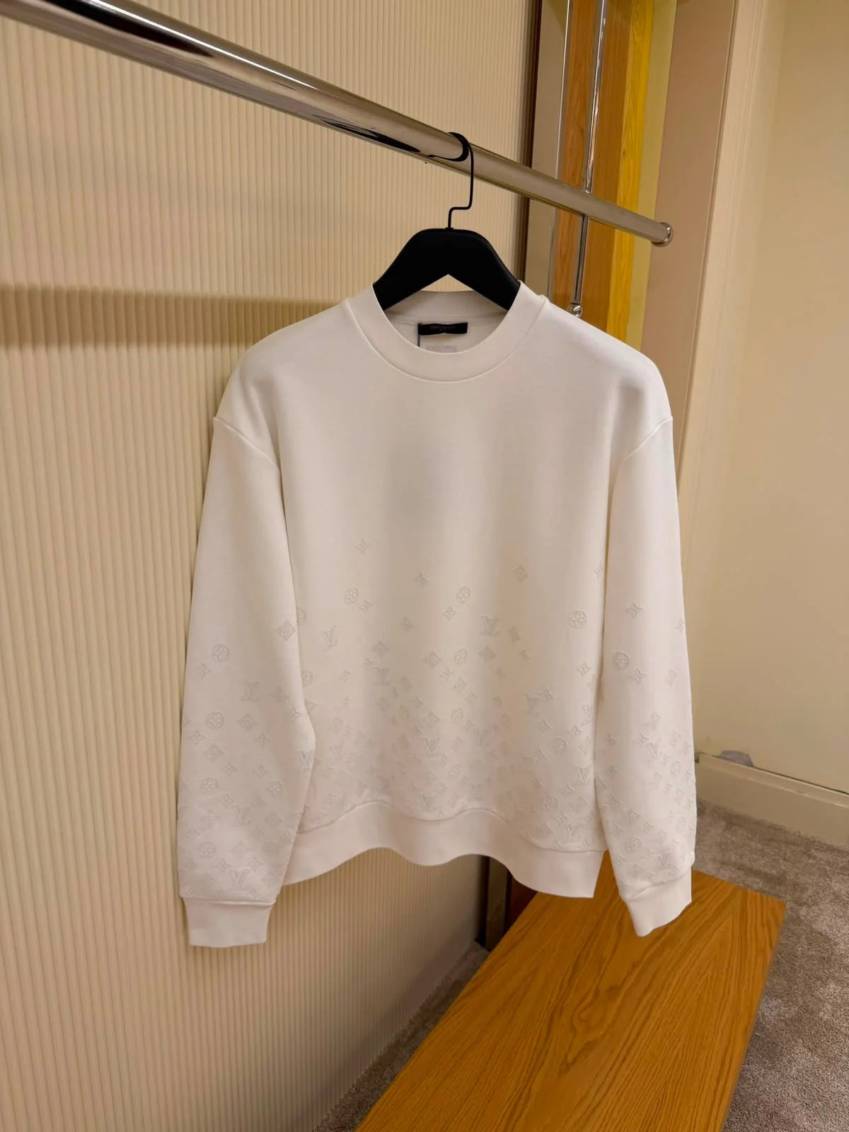 Louis Vuitton Monogram Mix Cashmere Crewneck