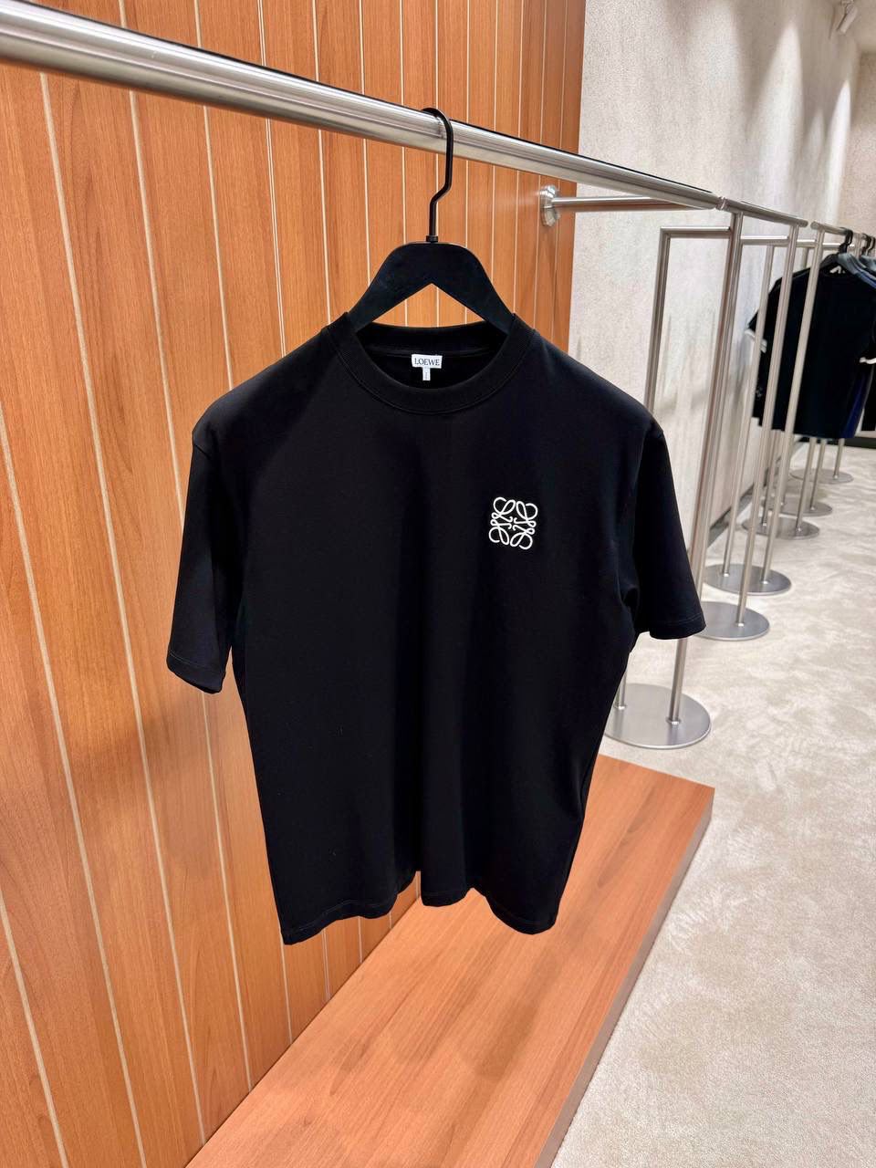 Loewe Anagram Embroidered Cotton T-Shirt