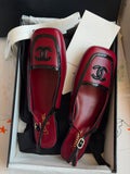 Chanel Square Toe Flats