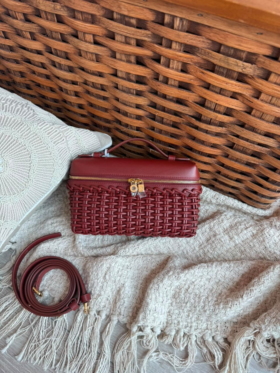Loro Piana Extra Pocket L19 East-West Wicker