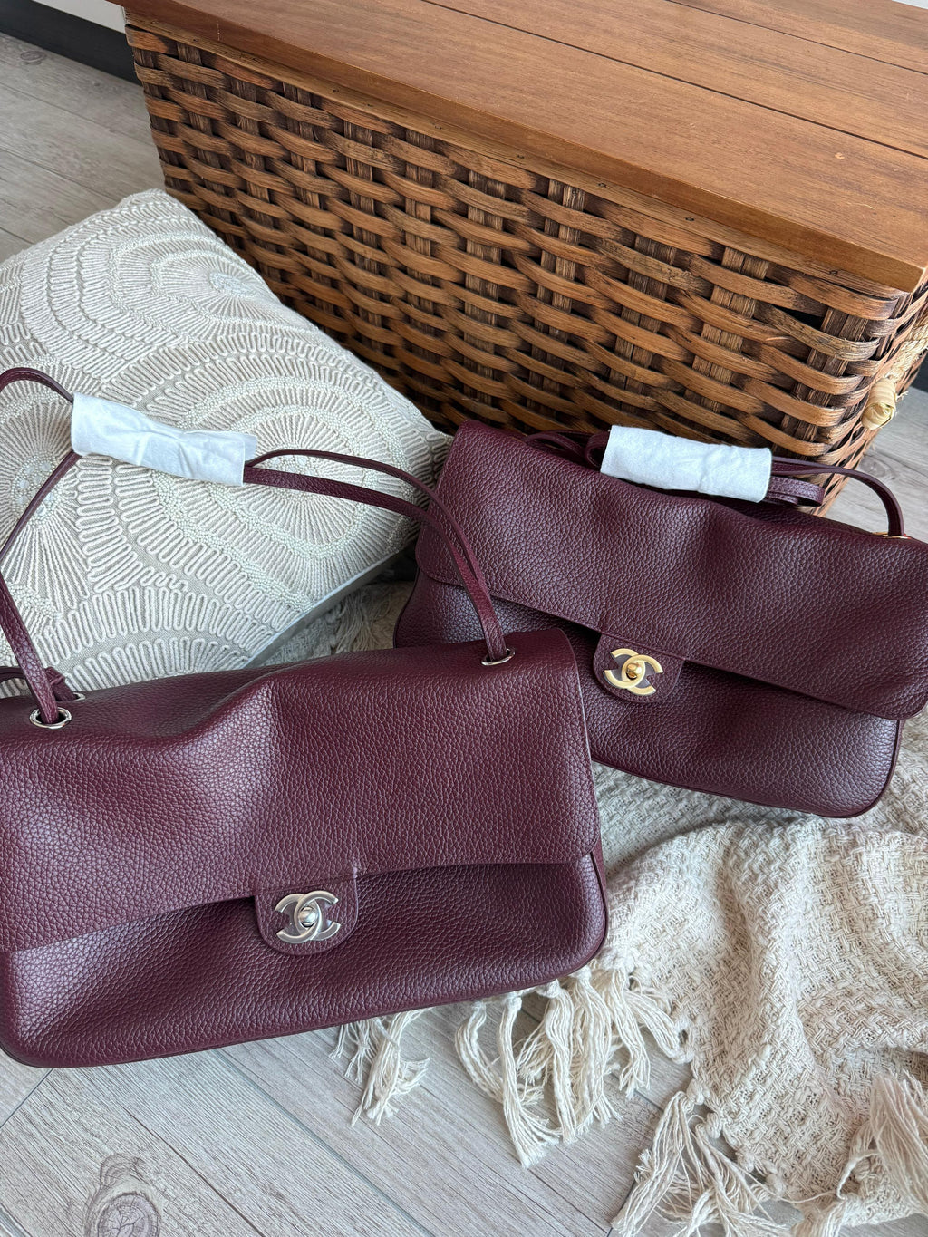 Chanel Vintage Caviar Leather Flap Shoulder Bag