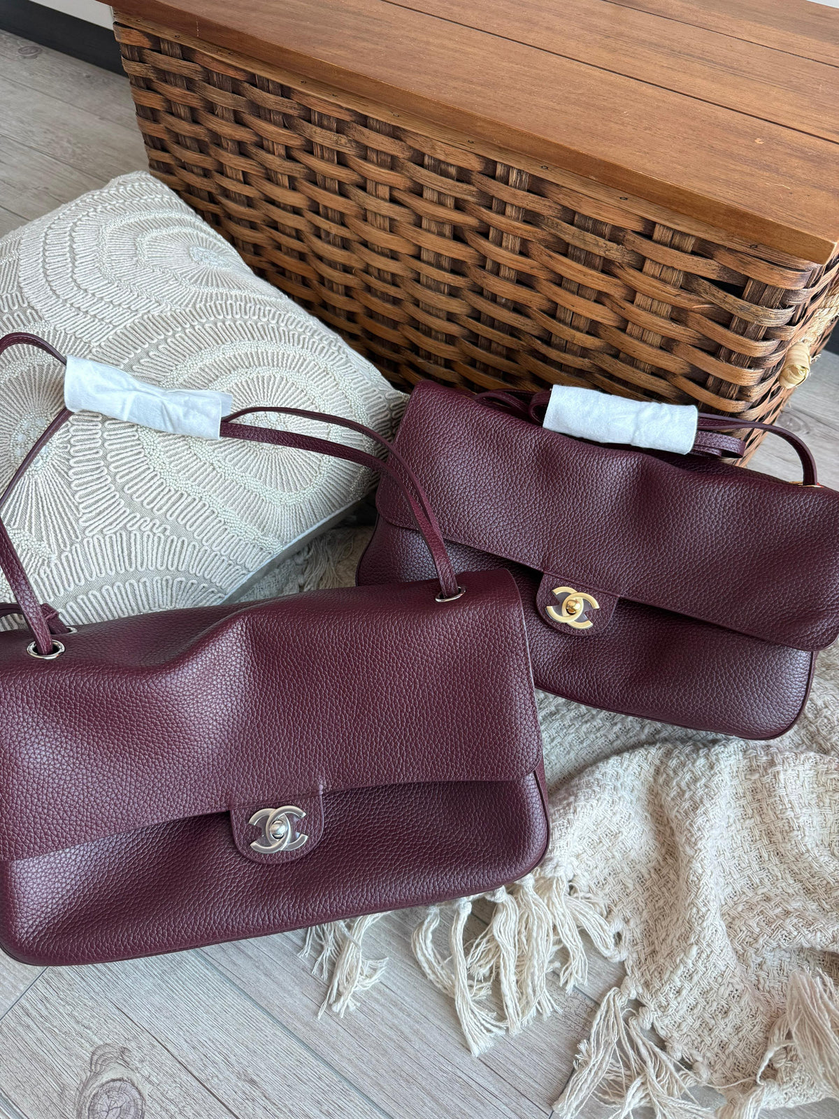 Chanel Vintage Caviar Leather Flap Shoulder Bag