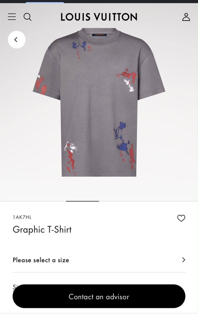 Louis Vuitton Graphic T-Shirt
