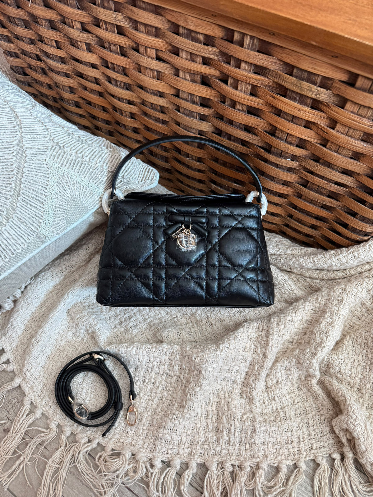Dior Mini Bag  Cannage Lambskin