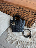 Dior Mini Book Tote Macrocannage Calfskin ￼