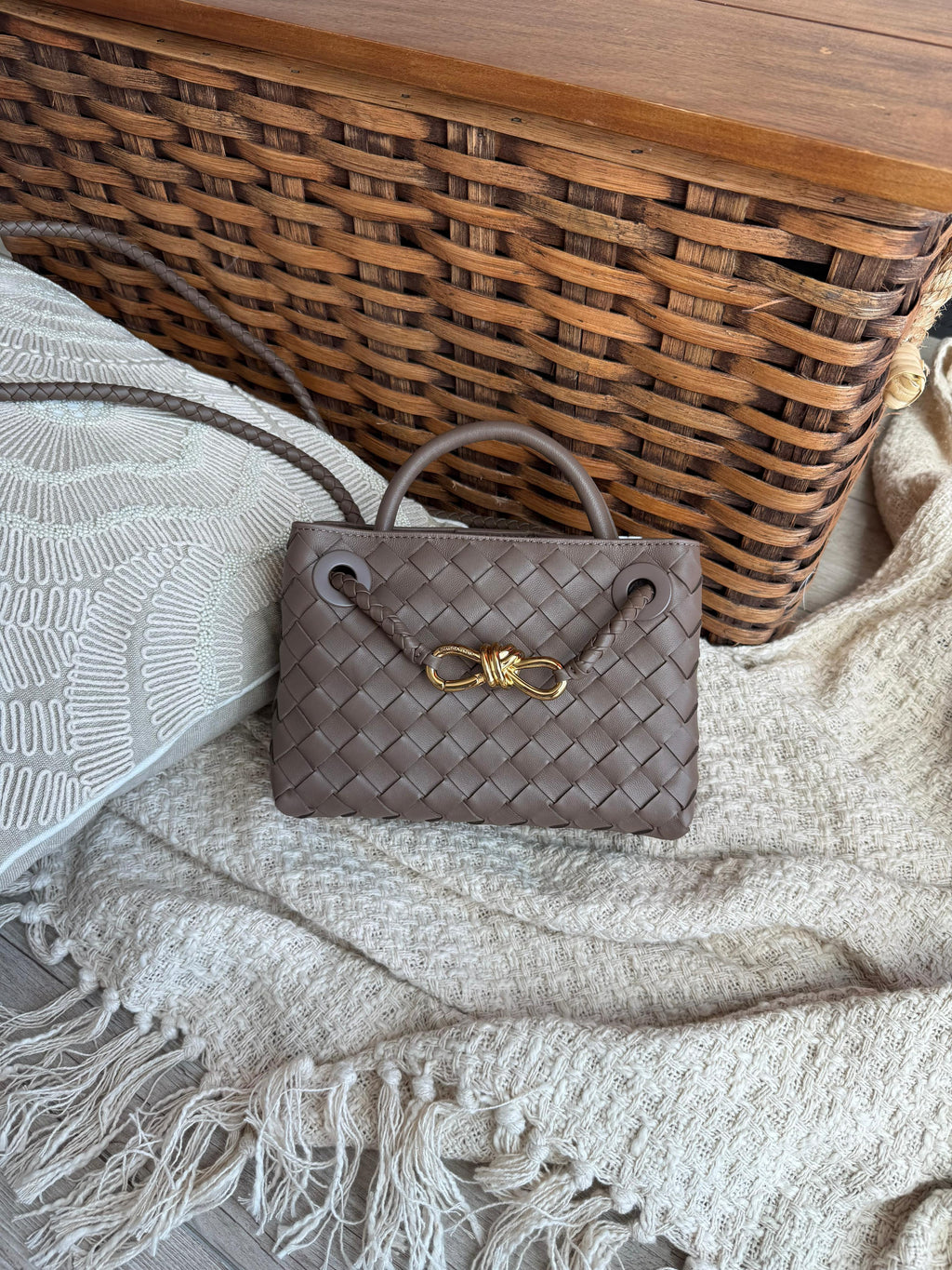 Bottega Veneta Mini Andiamo Bag Fondant