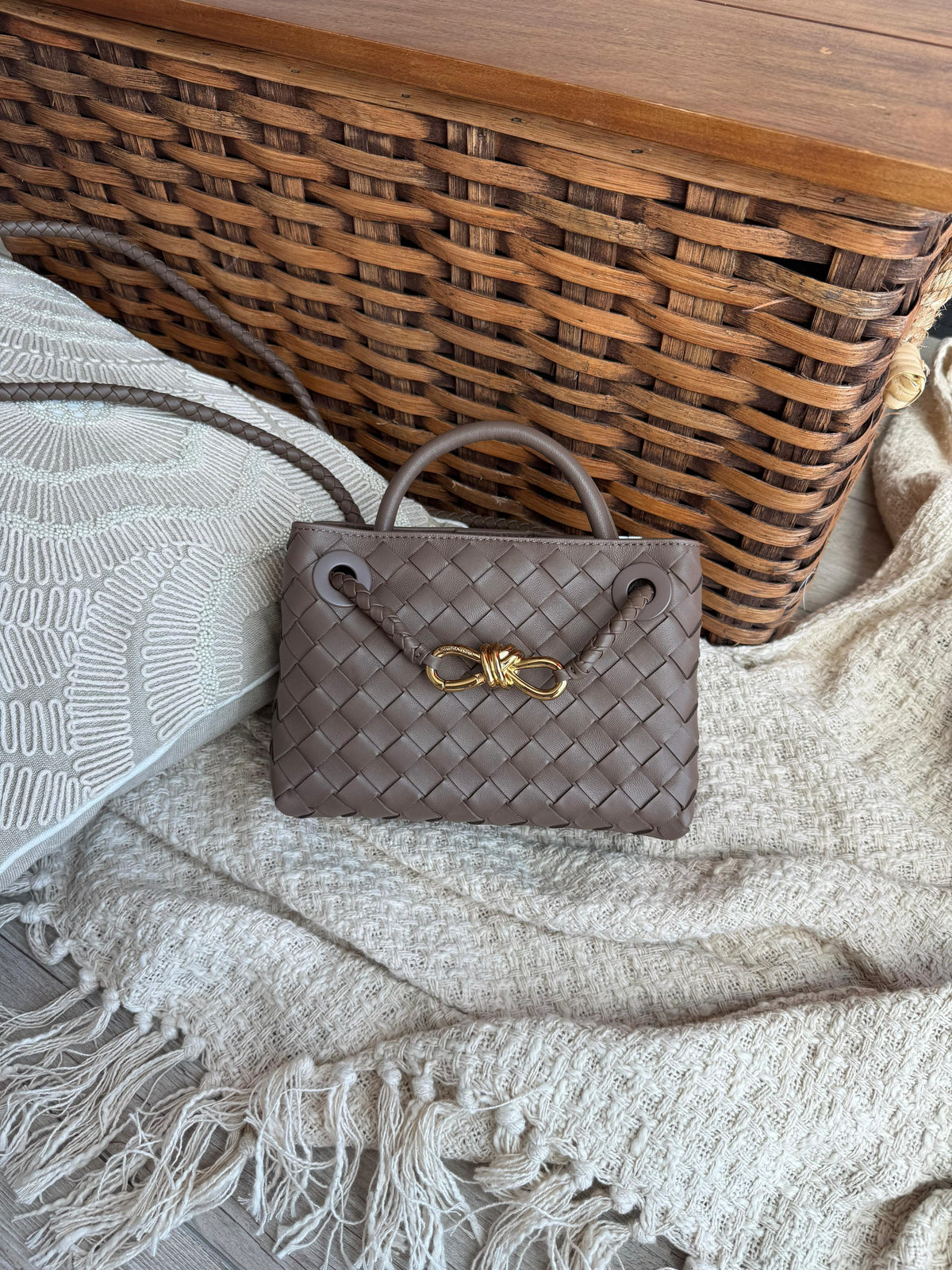 Bottega Veneta Mini Andiamo Bag Fondant