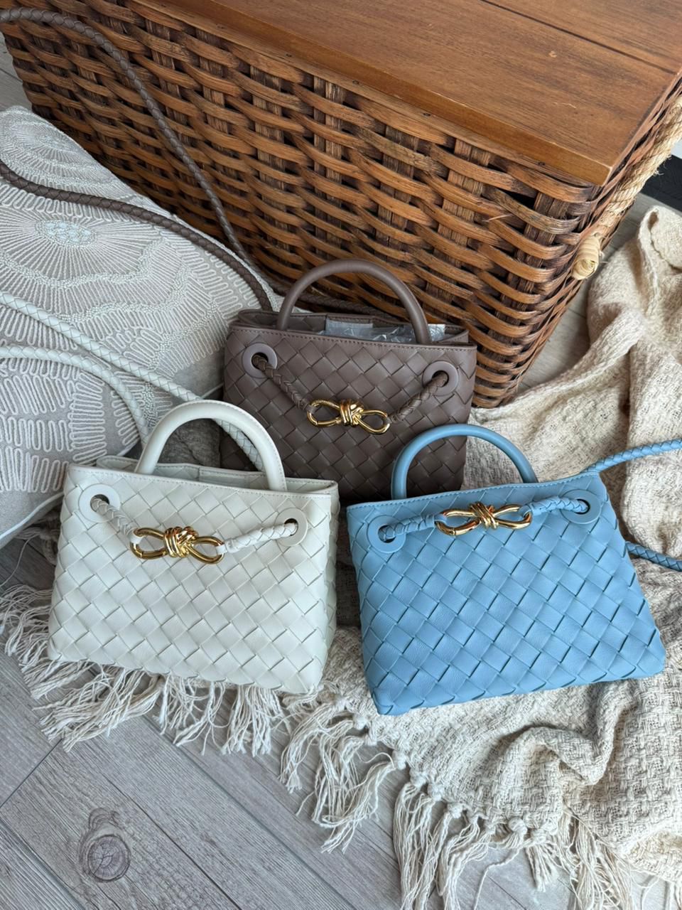 Bottega Veneta Mini Andiamo Bag Fondant