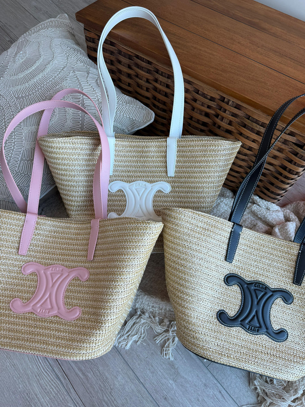 Celine Teen Triomphe Panier Basket Bag