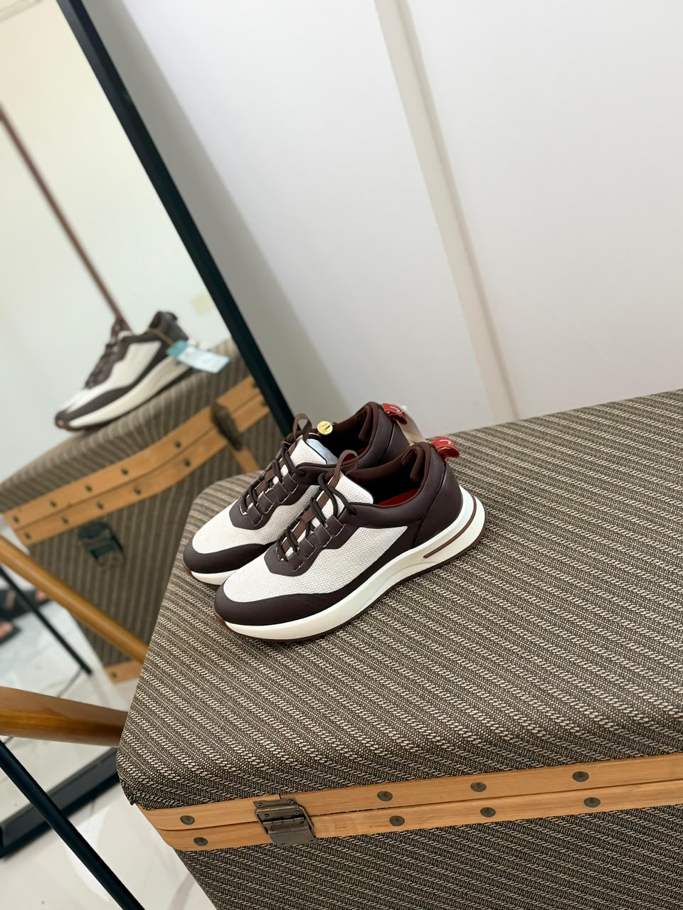 Loro Piana Flexy Walk Sneakers - Brown 360