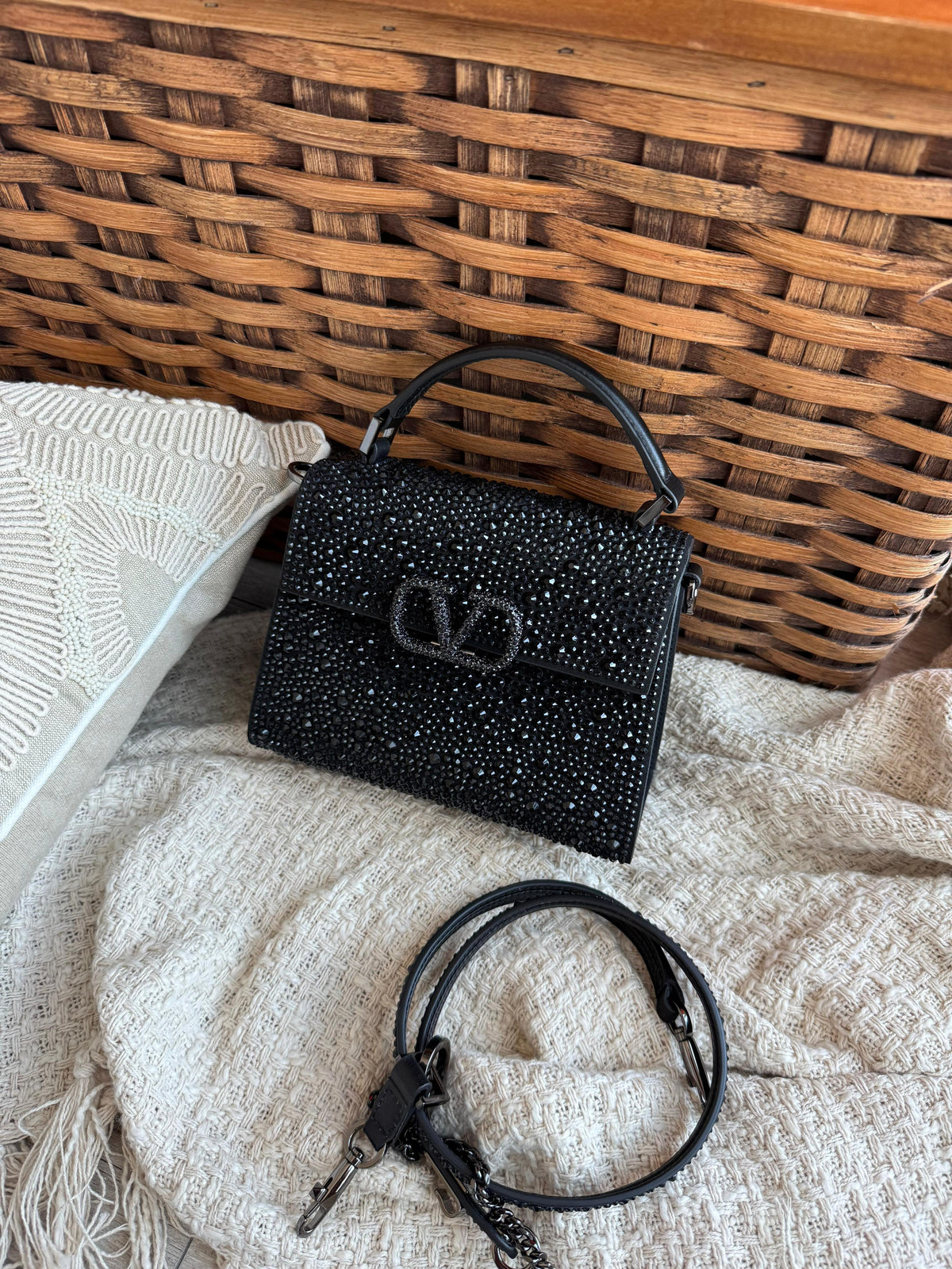 Valentino Garavani VLogo Signature Mini Top Handle Bag