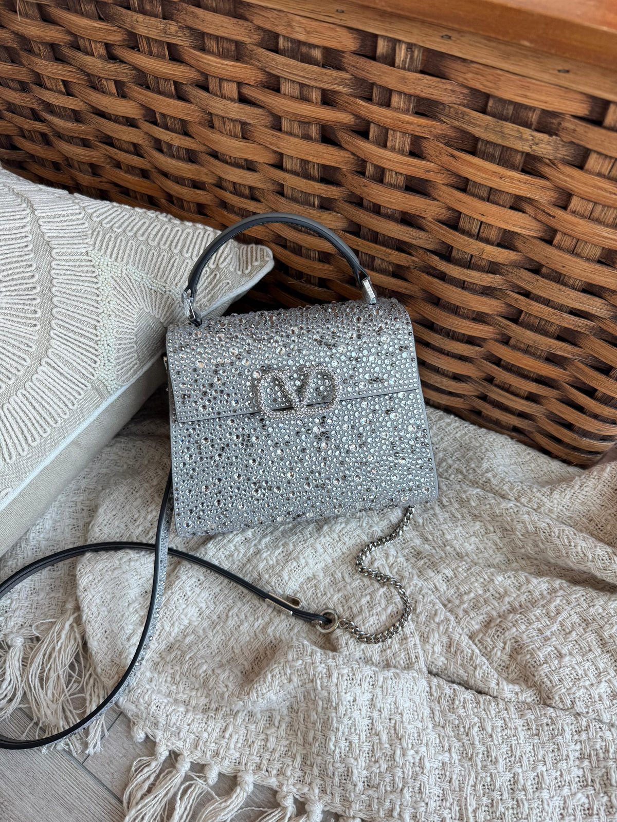 Valentino Garavani VLogo Signature Mini Top Handle Bag