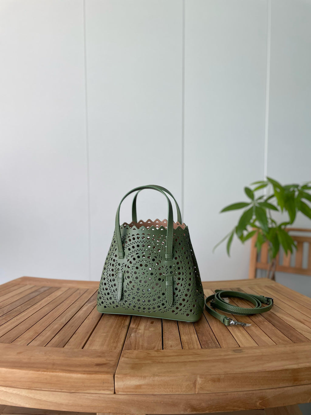 Alaïa Vienne Laser-Cut Tote Bag