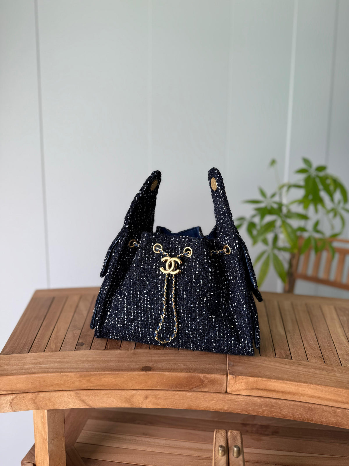 Chanel Tweed Bucket