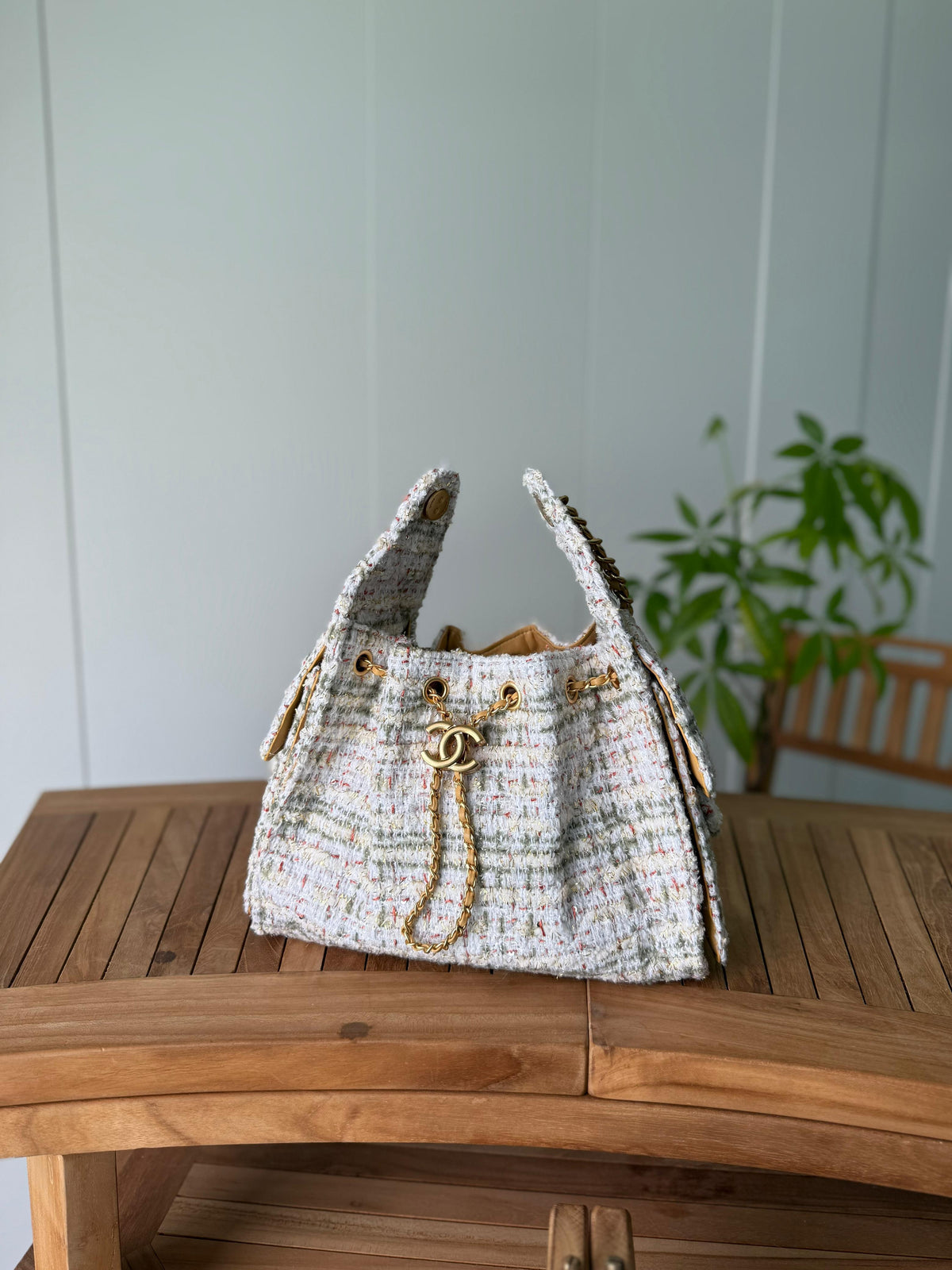 Chanel Tweed Bucket