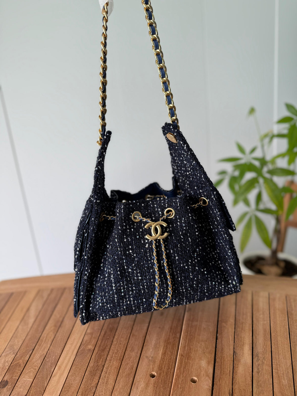 Chanel Tweed Bucket