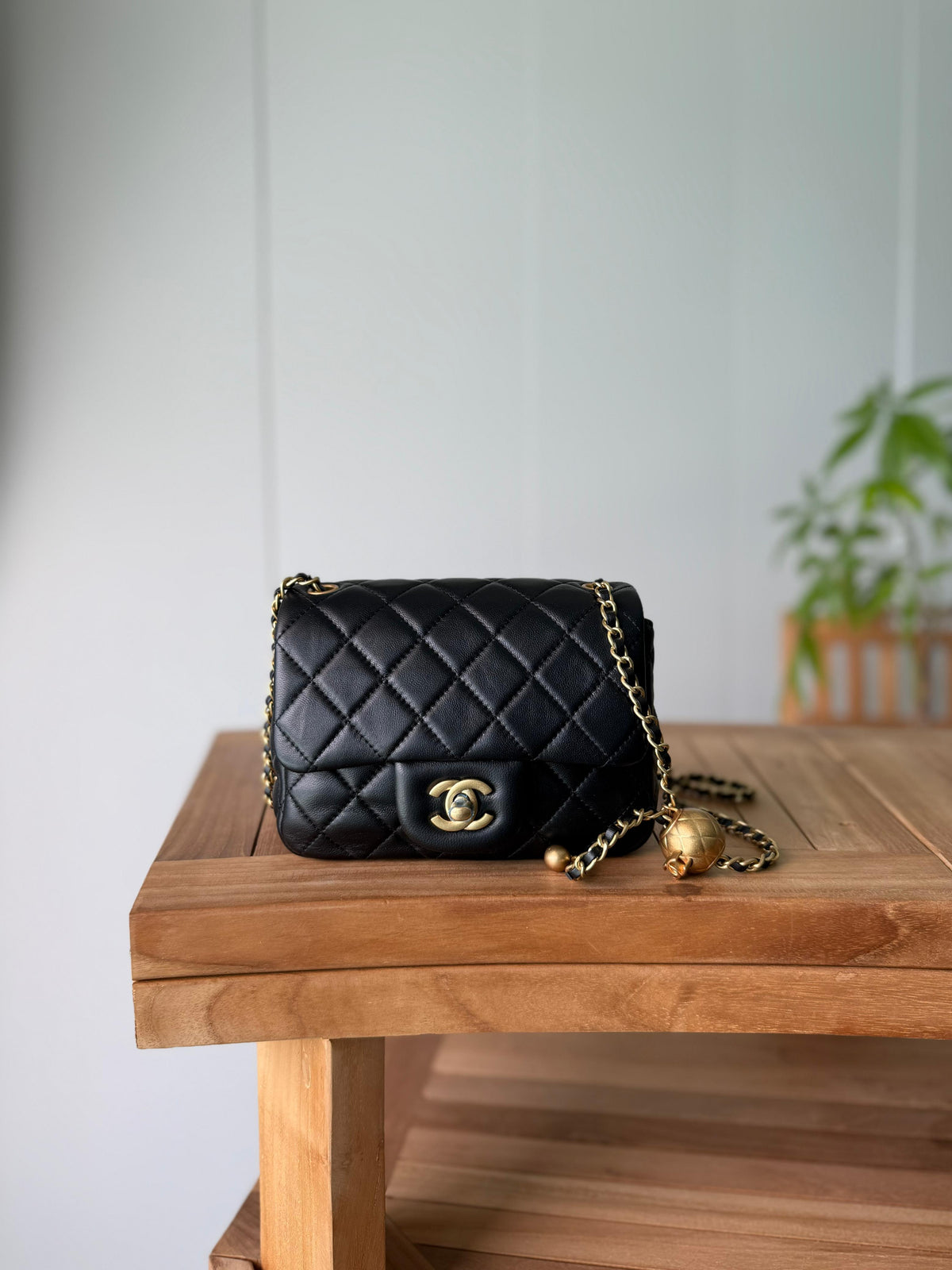 Chanel Classic Flap Bag with Metal Ball 16 cm