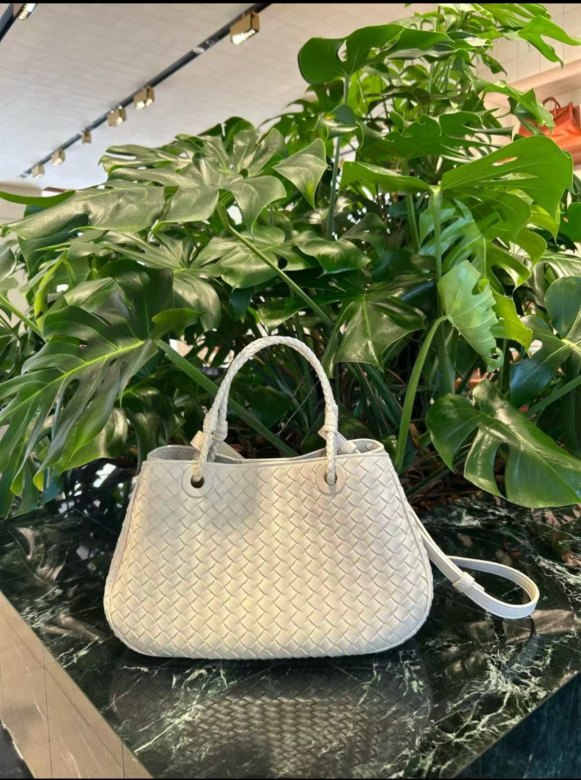 Bottega Veneta Intrecciato Leather Top Handle Bag