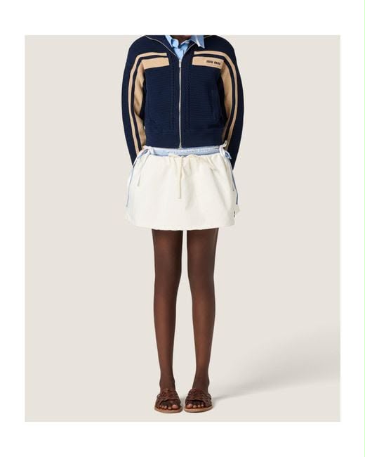 Miu Miu Knit Zip-up Jackets)