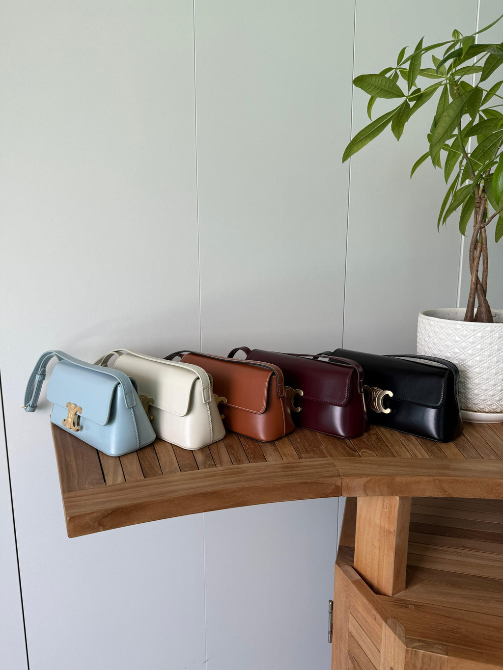 Celine Triomphe Shoulder Bag.