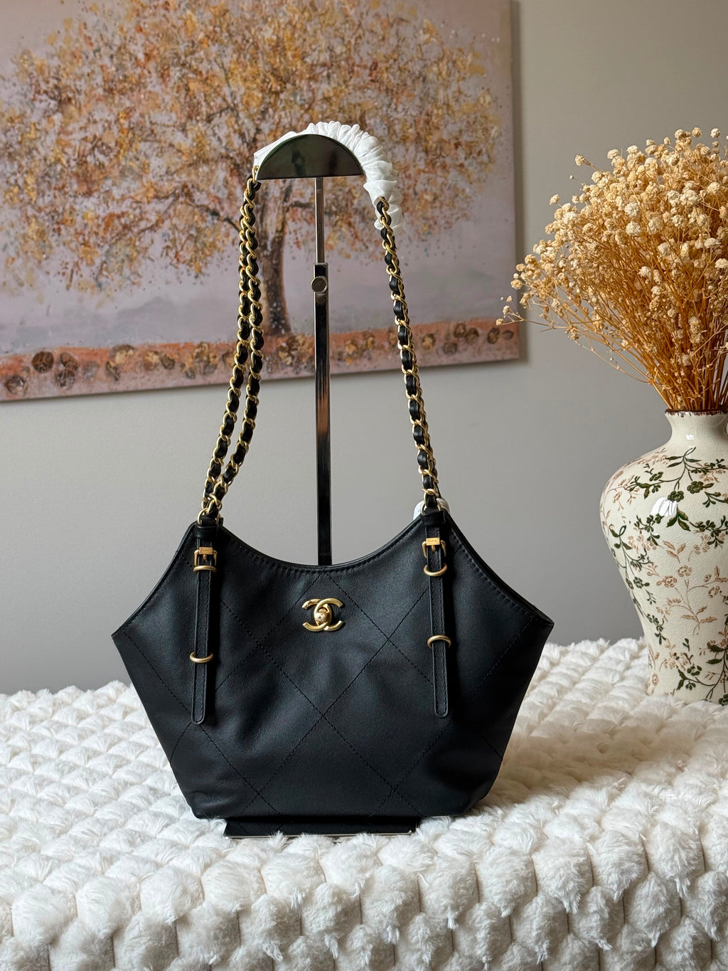 Chanel Quilted Tote Bag