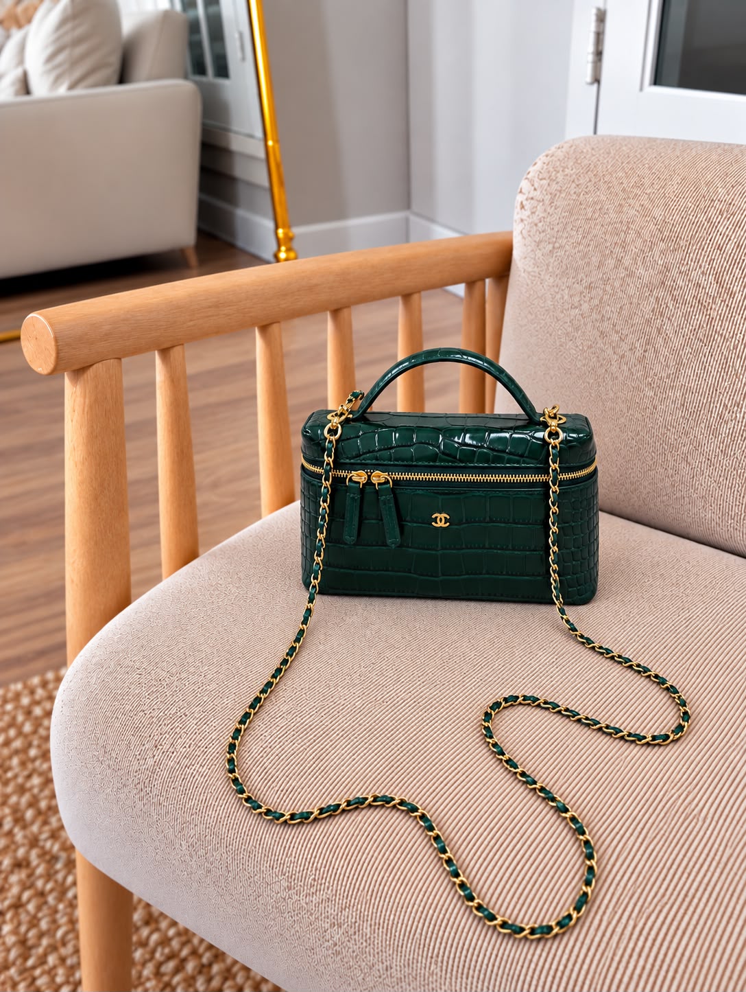 Chanel Small Top Handle Long Vanity