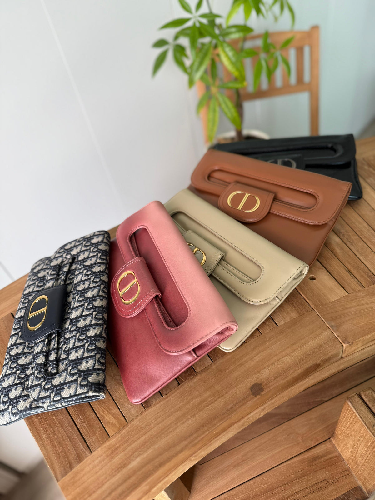 Christian Dior Patent Leather Chain Bag