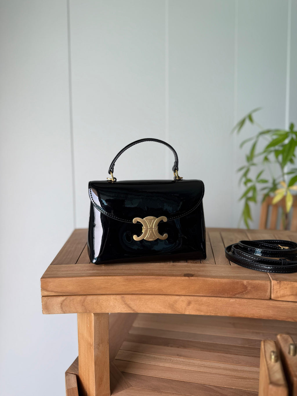 Celine Triomphe Top Handle Bag