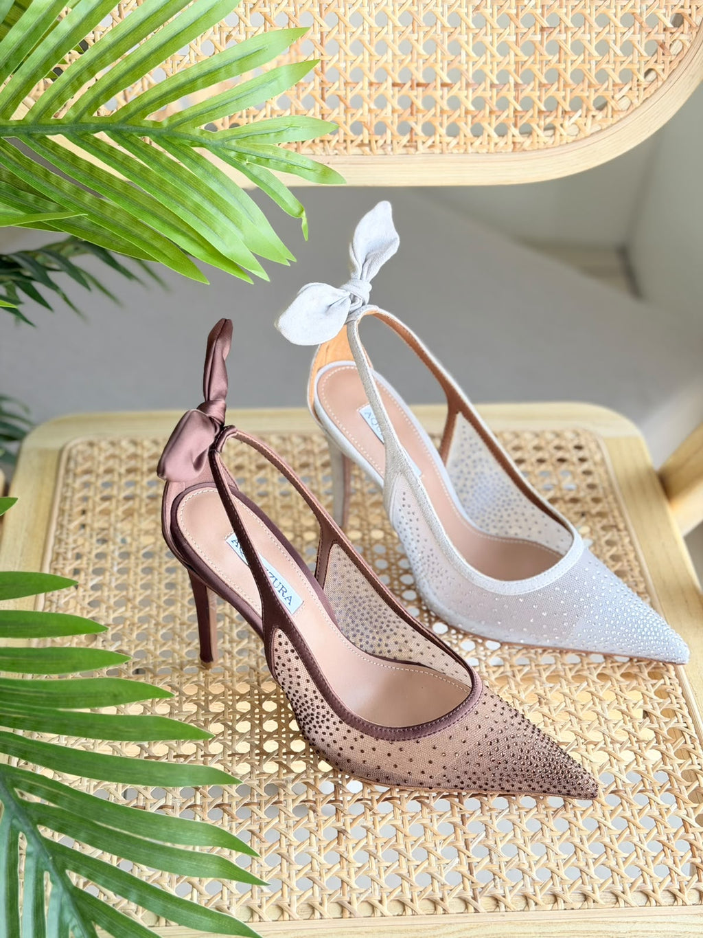 Aquazzura Crystal-Embellished