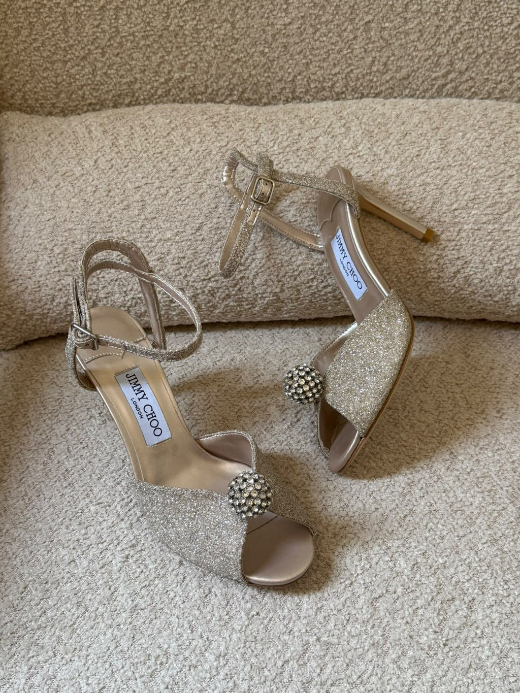 Jimmy Choo Crystal-Embellished Glitter
