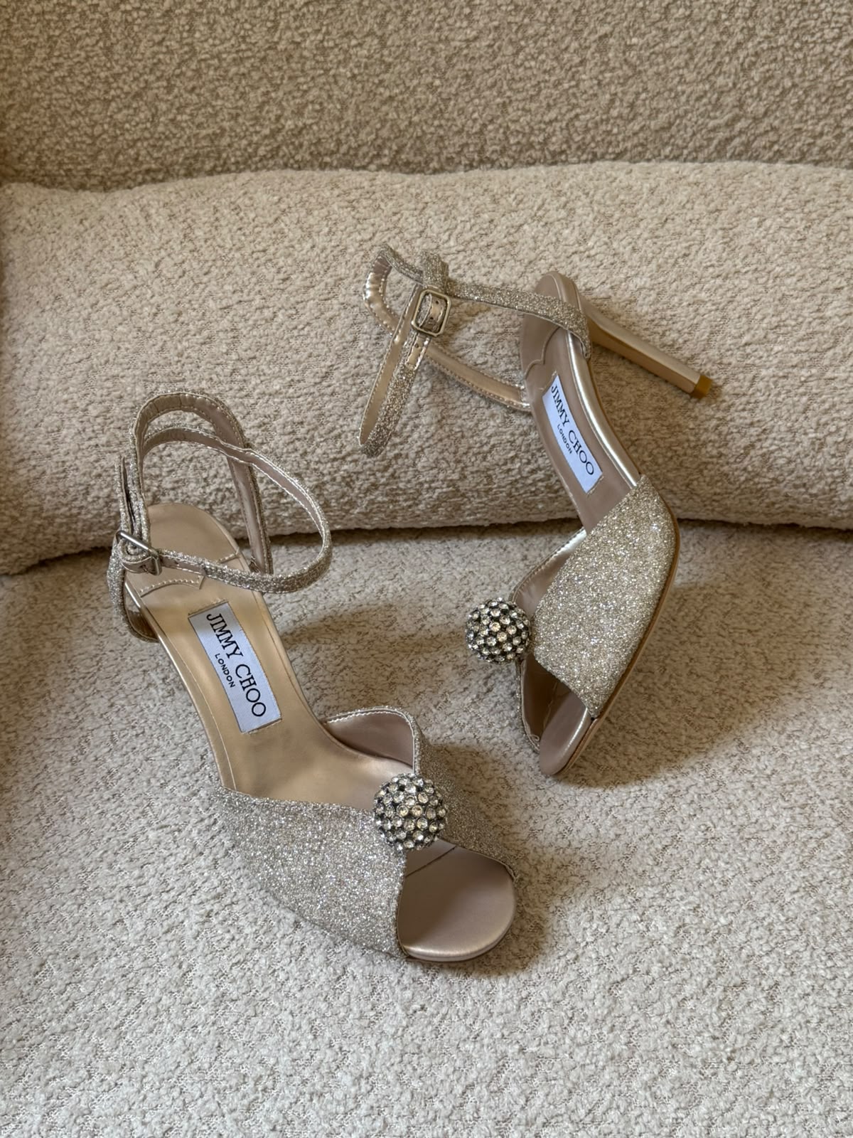Jimmy Choo Crystal-Embellished Glitter