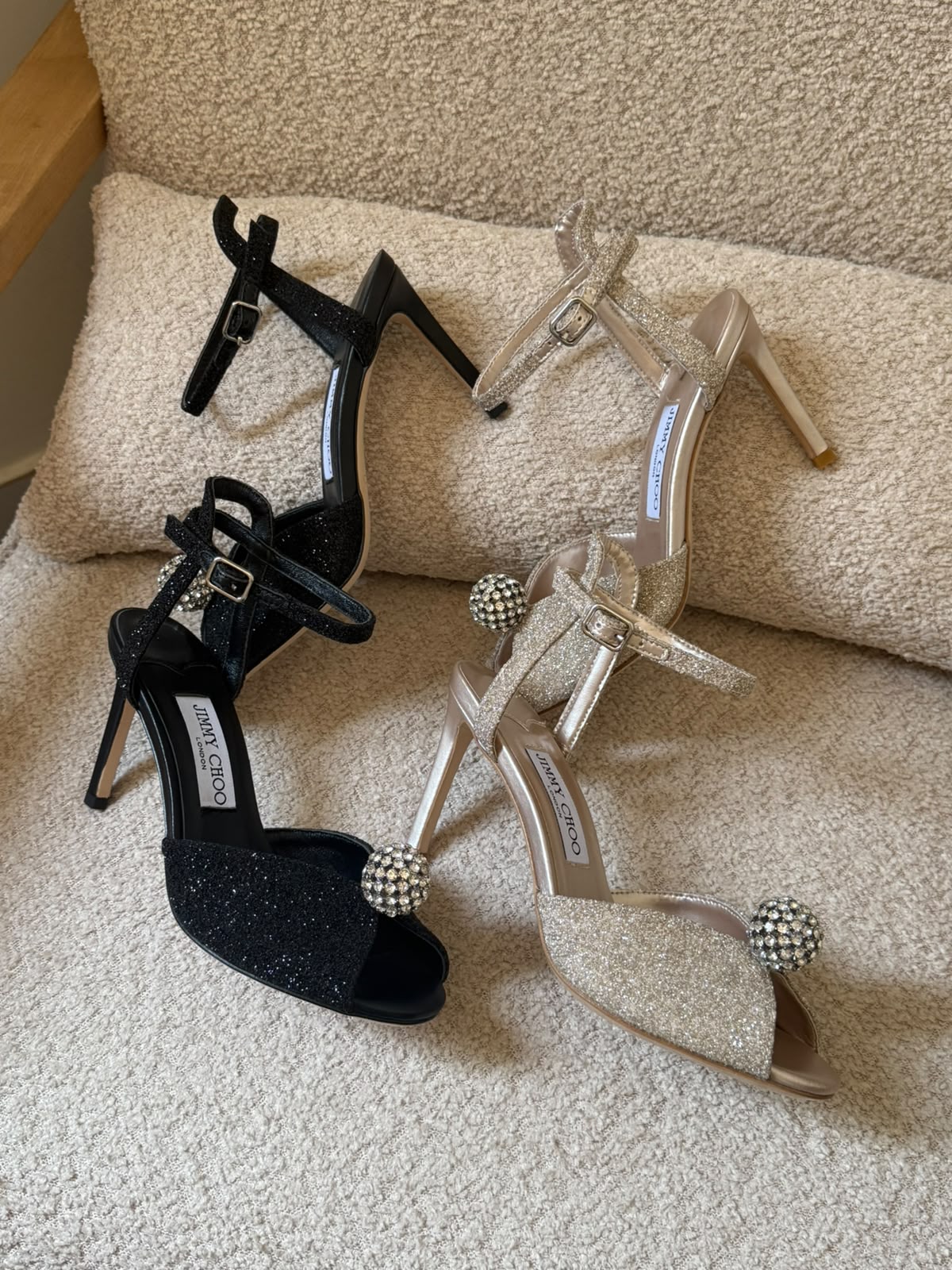 Jimmy Choo Crystal-Embellished Glitter