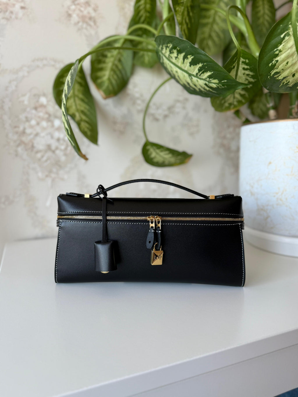 Loro Piana Suede Top Handle