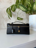 Loro Piana Suede Top Handle