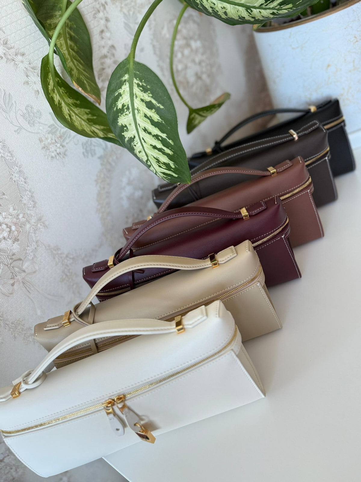 Loro Piana Suede Top Handle