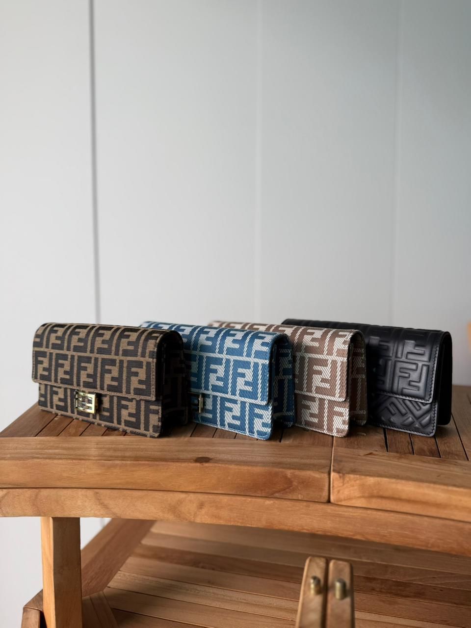 Fendi Baguette / Chain Wallet
