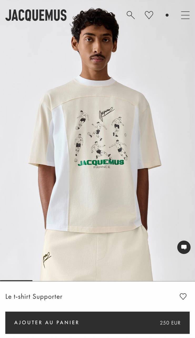 Jacquemus Graphic Print Oversized T-Shirt