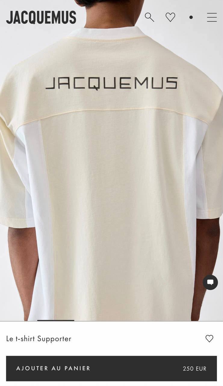 Jacquemus Graphic Print Oversized T-Shirt